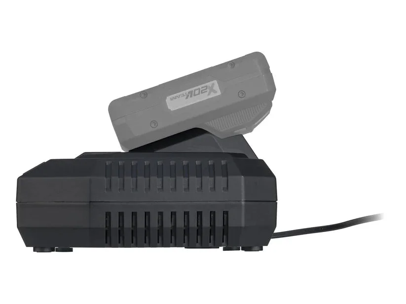 Caricabatterie Smart PLGS 2012 A1 - Vista laterale con batteria